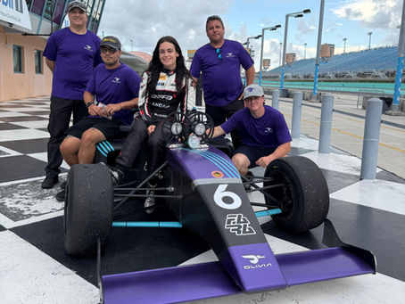 Maite Cáceres makes return to Formula FARA with runner up finishes at Homestead Miami