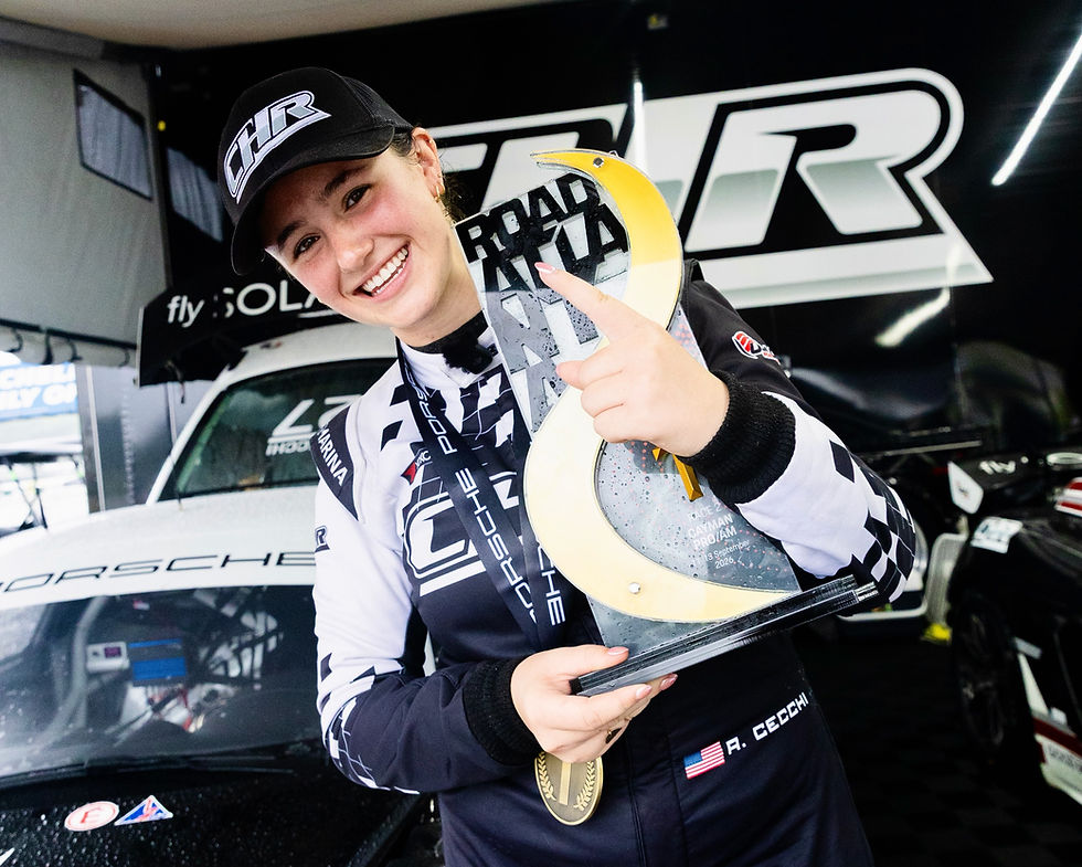 Anna Cecchi wins final race of the season, claims Porsche Sprint Challenge North America Cayman title