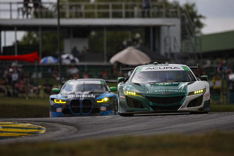 Katherine Legge & Sheena Monk, Gradient Racing Acura NSX GT3, IMSA, VIR
