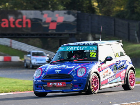 Ashley Gregory claims maiden pole position, leads laps in Brands Hatch season finale