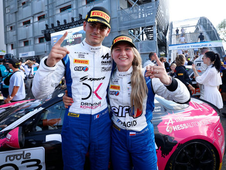 Gosia Rdest claims victory and runner-up finish at Magny-Cours, strengthens Alpine Elf Cup title bid