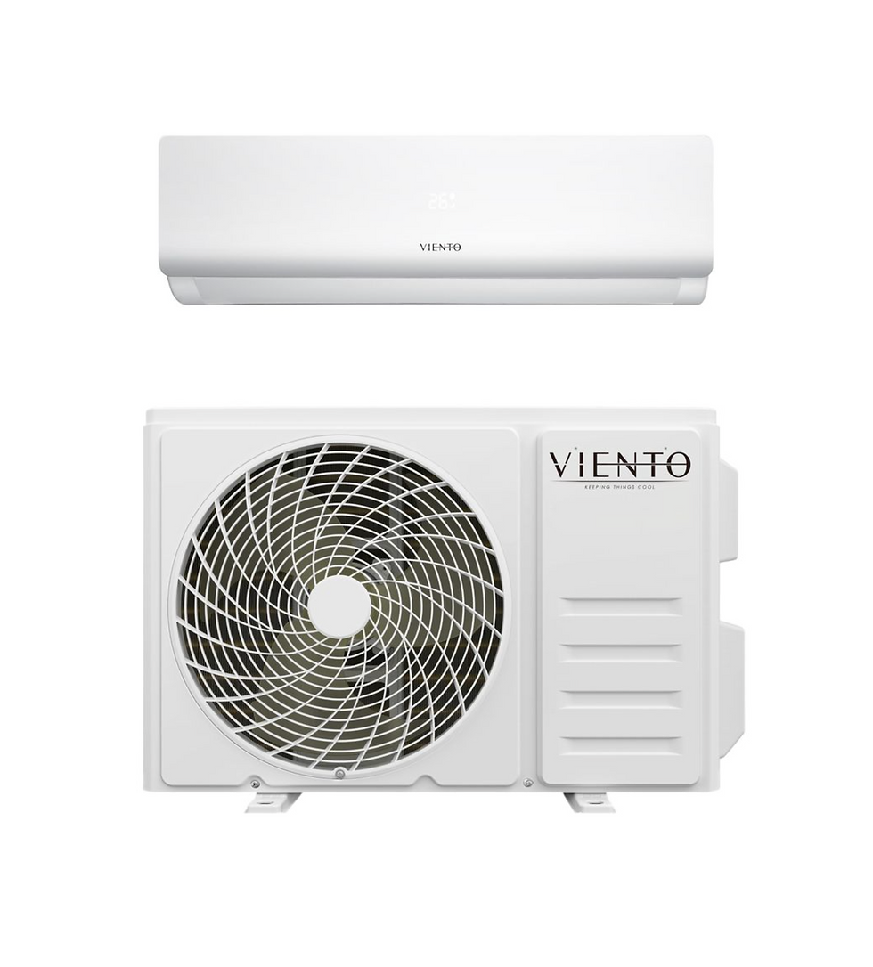 Viento Split Wall Inverter Air Conditioner unit and fan