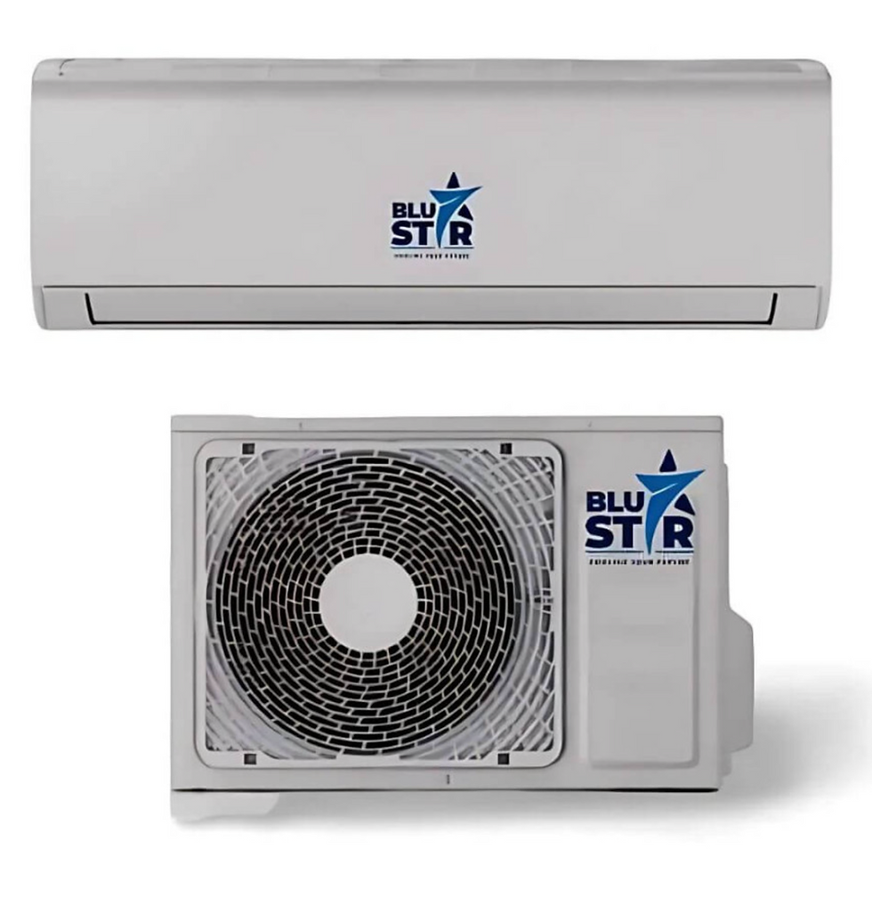 Blu Star Classic 12000 BTU air conditioner indoor and outdoor units
