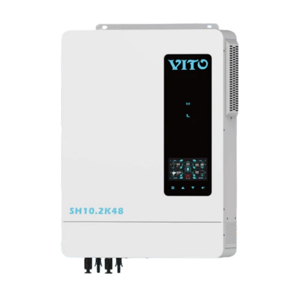 Vito Hybrid MPPT Inverter 10.2kVA 10.2kW 48V front view