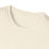 Thumbnail: Close-up of cream t-shirt neckline showing fabric texture and stitching detail