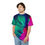 Thumbnail: Male model smiling in Acid Dream Unisex T-shirt featuring vibrant retro acid dream print
