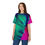 Thumbnail: Female model wearing Acid Dream Unisex T-shirt with oversized fit and neon abstract artwork
