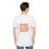 Thumbnail: Man wearing white t-shirt turned around to show bold graphic text on back