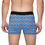 Thumbnail: Back view of man wearing blue Elon Musk Boxer Briefs, showing full print across the rear and elastic waistband.