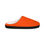 Thumbnail: Bright orange indoor slipper with white cushioned interior