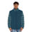 Thumbnail: Blue Plaid Men's Puffer Jacket