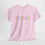 Thumbnail: Light pink Supertramp t-shirt laid flat with rainbow retro logo.