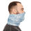 Thumbnail: Tube Scarf - Light Blue Abstract Pattern