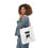 Thumbnail: Woman styling F*ck My Ex Boyfriend Tote Bag with black straps and denim jacket