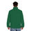 Thumbnail: Model wearing Blinky Men’s Green Puffer Jacket Lightweight Winter Coat back view