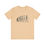 Thumbnail: Peach t-shirt with human evolution graphic transitioning to robot