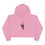 Thumbnail: Blush pink E.T. crop hoodie front view