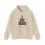 Thumbnail: Flat lay of beige hoodie with black 'I Fly Solo' lettering