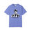 Thumbnail: Periwinkle Stuart MadTV T-shirt laid flat with bold black graphic of Michael McDonald’s character.