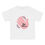 Thumbnail: Flat lay white Bye Felicia T-Shirt with pink hand graphic