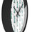 Thumbnail: Oblique side view of the clock with a black frame and repeating Liberty design, highlighting the contrast and slim profile.