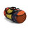 Thumbnail: Colorful floral duffel bag with bold polka dot details.