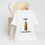 Thumbnail: White Stop Flying Monkeys T-Shirt Alternate Version folded flat on chair mockup