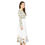 Thumbnail: Woman wearing long sleeve floral midi dress with wildflower print