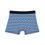Thumbnail: Flat back view of Elon Musk Boxer Briefs in blue with full coverage cartoon face pattern.