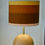 Miniaturebillede: Lampe med håndvævet stof