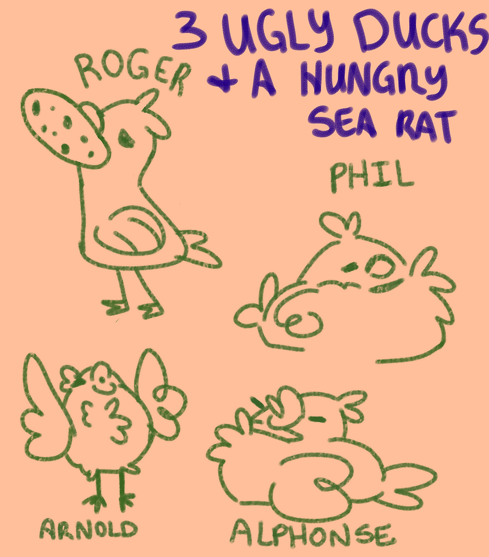 3 ugly ducks and a hungry sea rat intro 2025