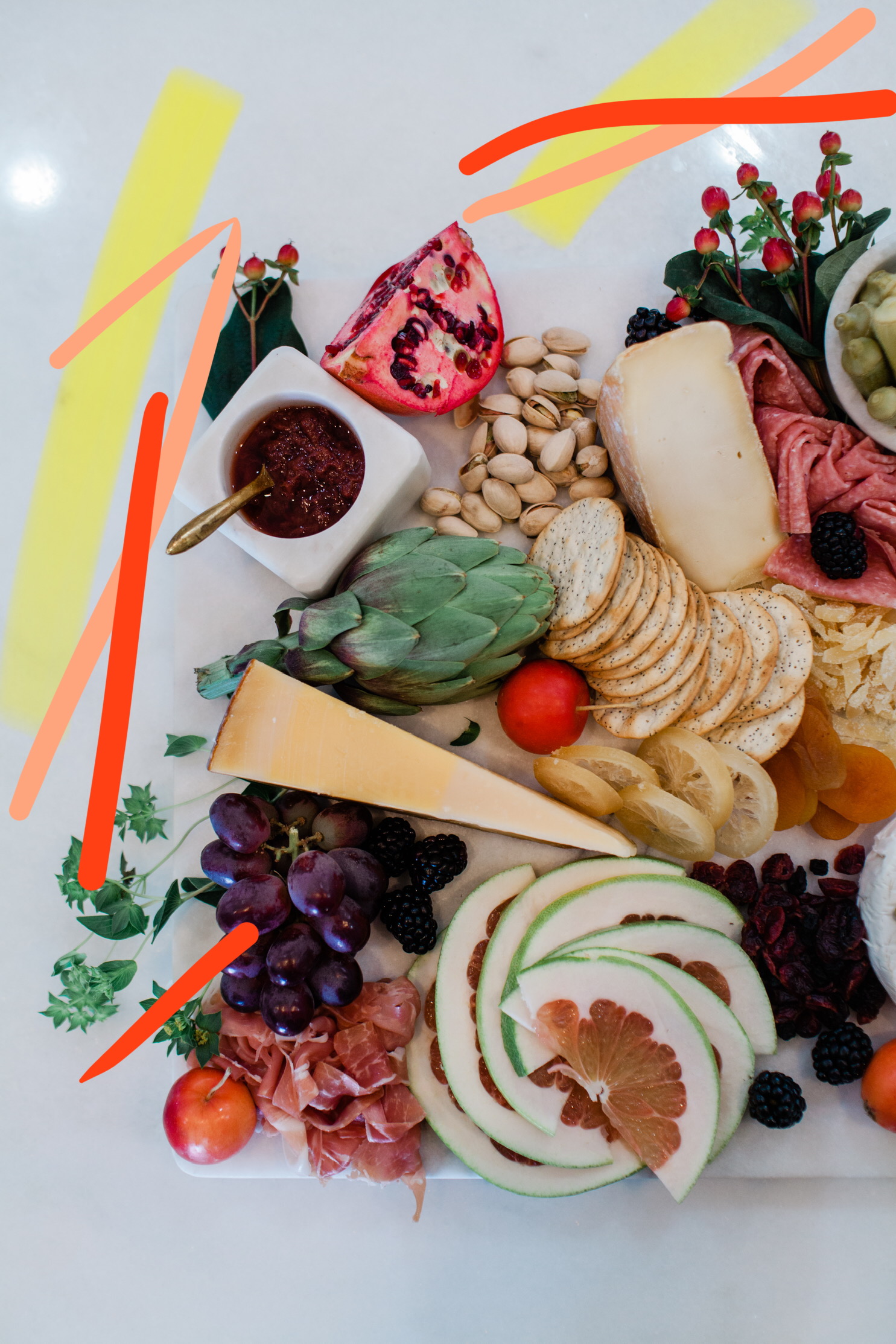Wedding Cheese + Charcuterie Board