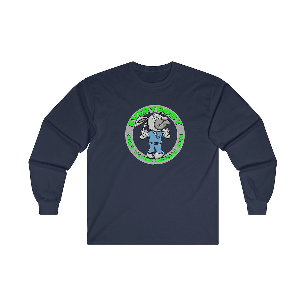 Thumbnail: Everybody Get Your Skrub On Unisex Ultra Cotton Long Sleeve Tee