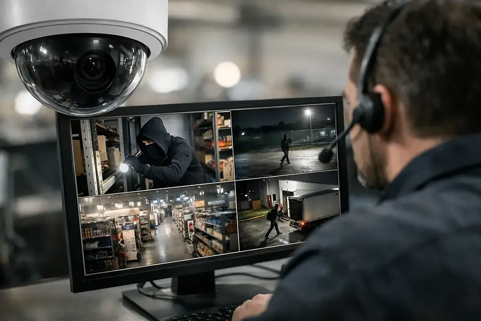How Live Video Monitoring Prevents Theft