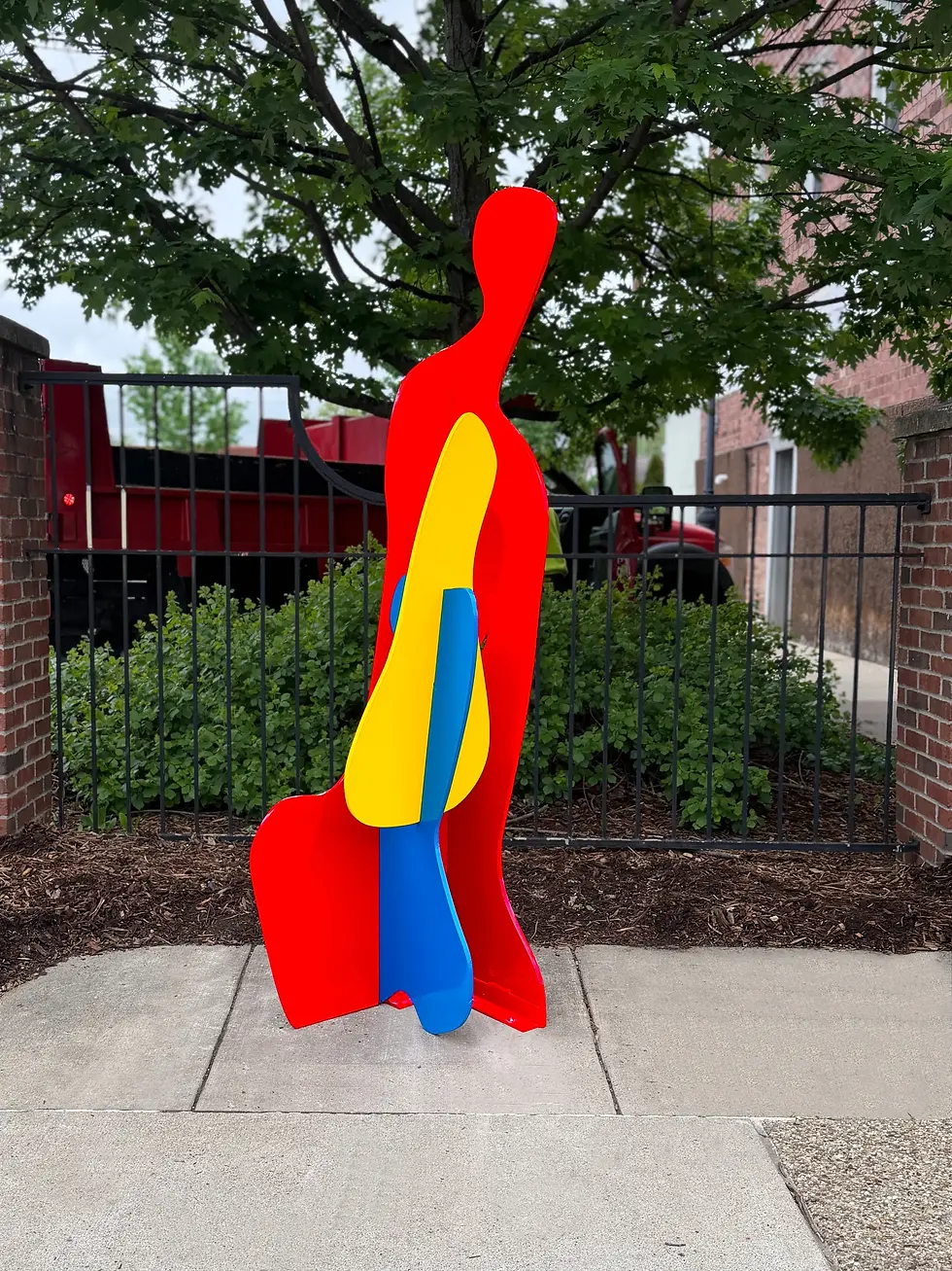 Mother and Child - Powdercoated Aluminum, 2026