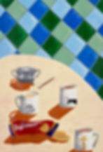 Fancy a Cuppa - Acrylic, 2025