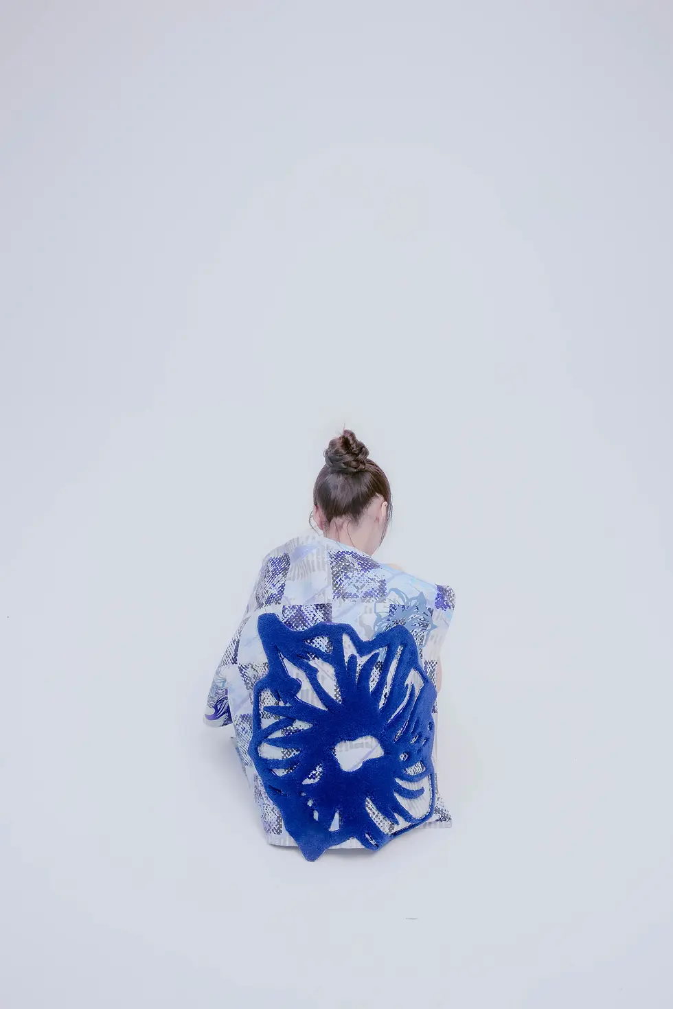 Where’s My Shelter - Series I - Series I_Textile installation with conductive yarns,			 conductive paint, and Arduino-based interactivity, 2022