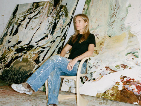 Ash Holmes Paints Her Great-Grandmother's Wartime Camouflage