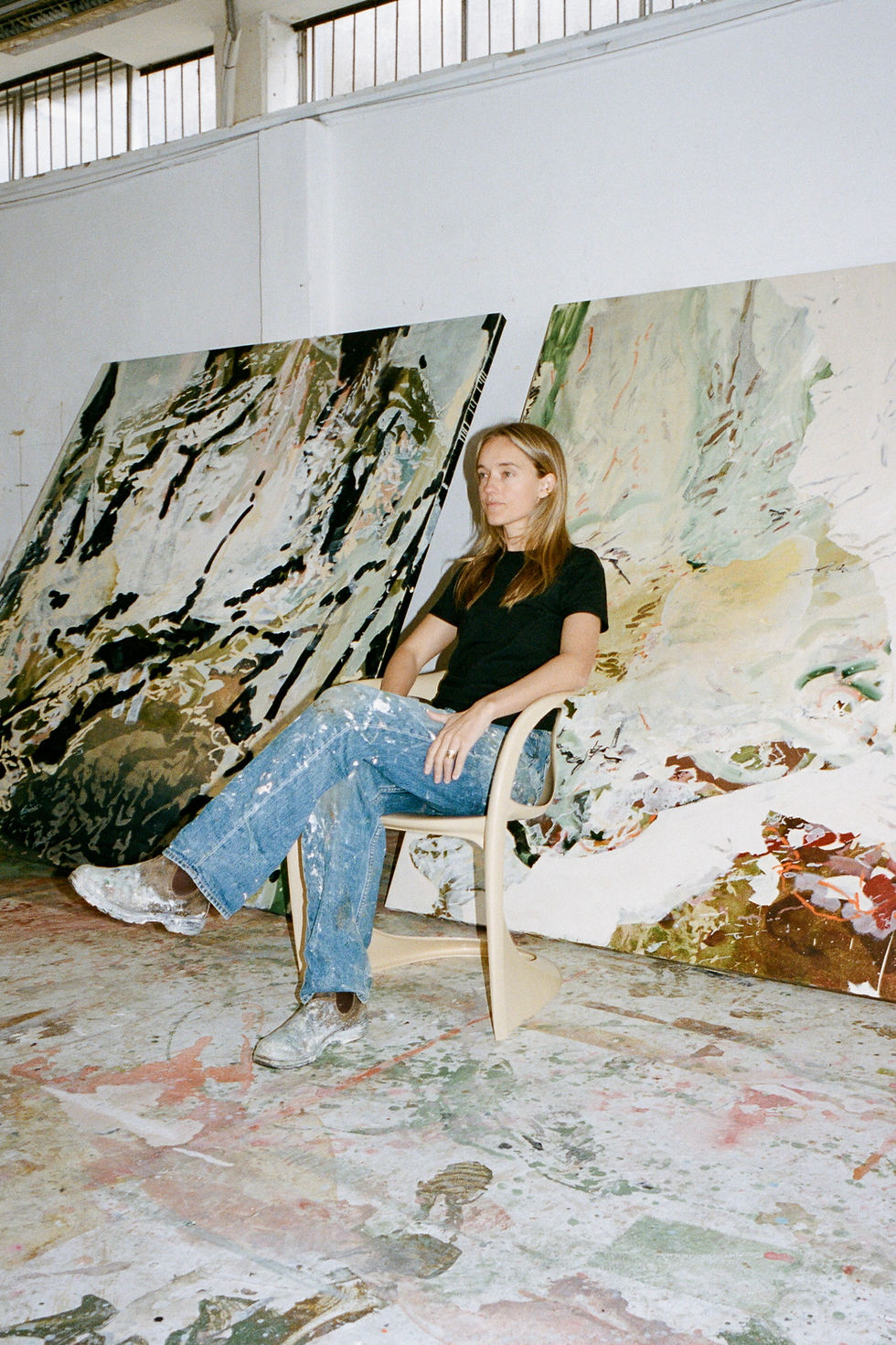 Ash Holmes Paints Her Great-Grandmother's Wartime Camouflage