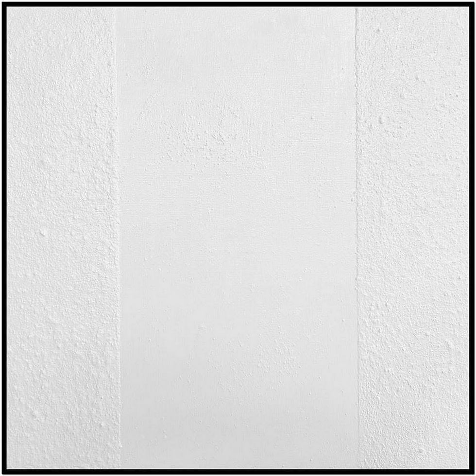 White I - Oil, acrylic and cement on canvans, 2024