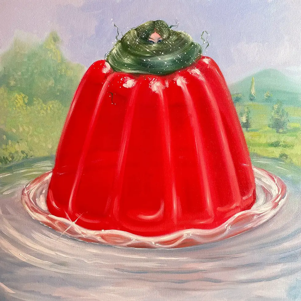 Jelly I - Oil on canvas, 2025