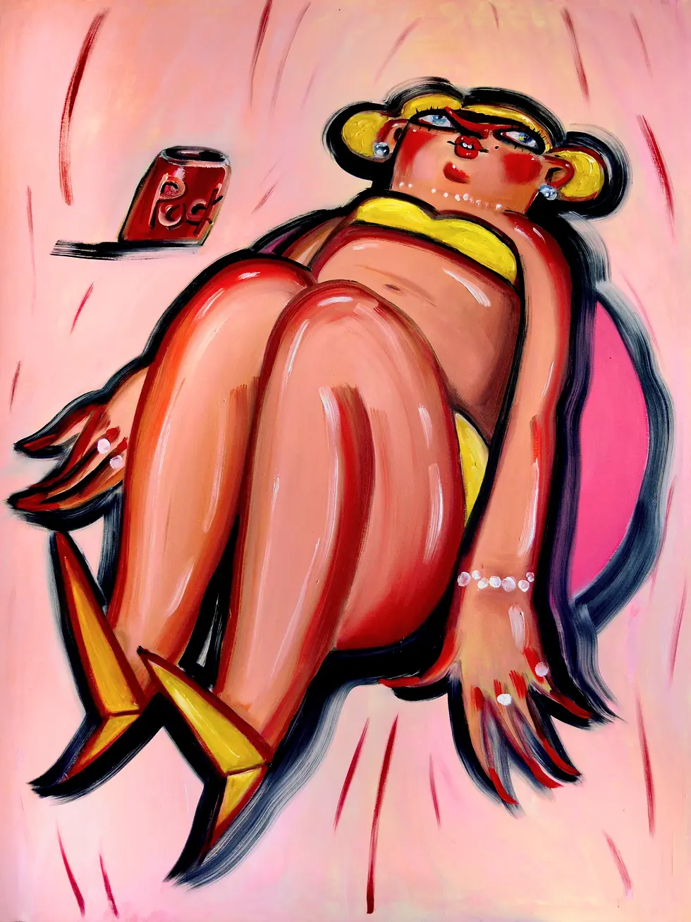 Soda Muse - Oil on canvas, 2026