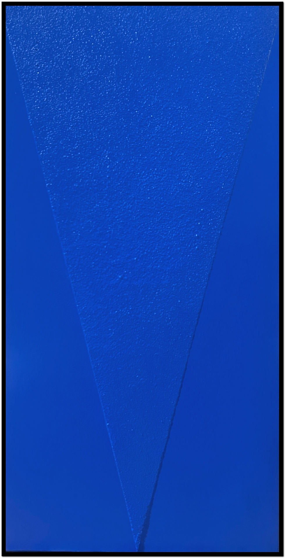 Blue III - Oil, acrylic and cement on canvans, 2025