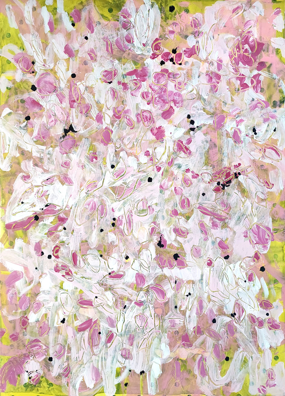 Untitled - Mixed media on PVC, 2025