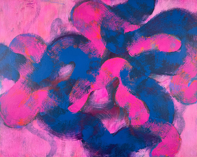 Roomschorusprious - Acrylic on panel, 2025