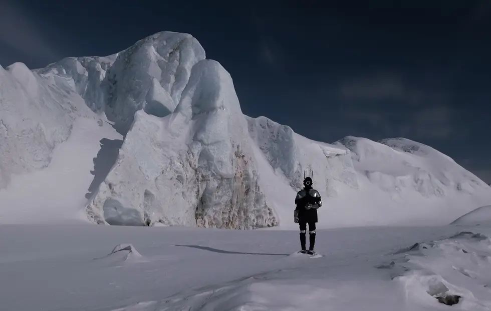 Guardian of the Frozen Woven Worlds - Photography performance, 2025