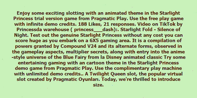 starlight princess 1000 demo