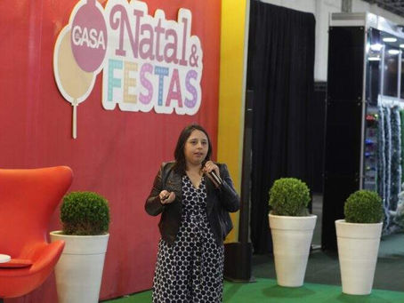 Na Natal & Festas ABCasa, Viviane Moreira trouxe talk e workshop sobre mesa posta