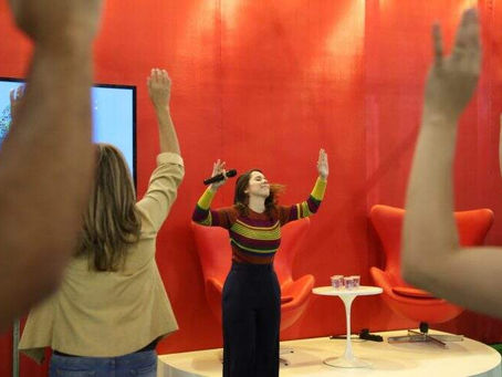 “Processo criativo” foi o tema do talk de Gabriela Elmokdisi na Natal & Festas ABCasa