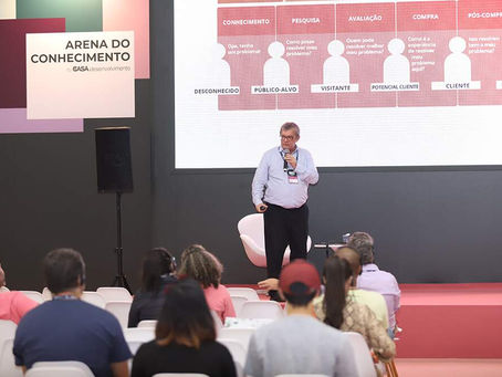 Sérgio Garrido falou sobre a jornada do consumidor em sua palestra na ABCasa Fair